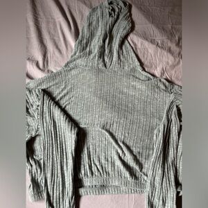 Aeropostale Women's Grey Hoodie